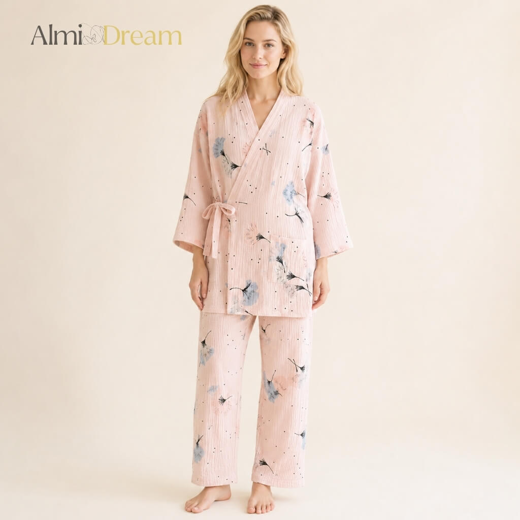 Cozy Blossom Pajama Set