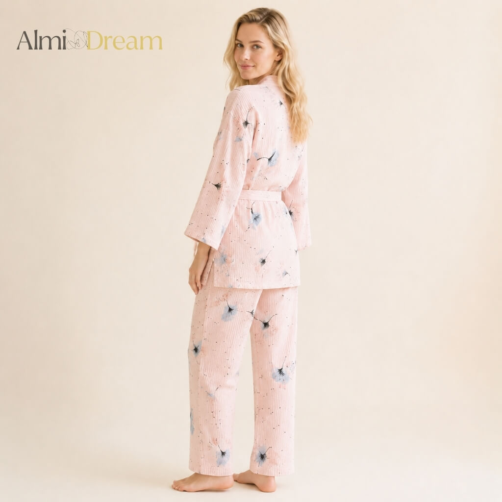 Cozy Blossom Pajama Set
